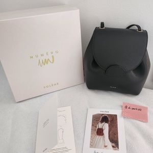 Polene Numero Un mini backpack in black